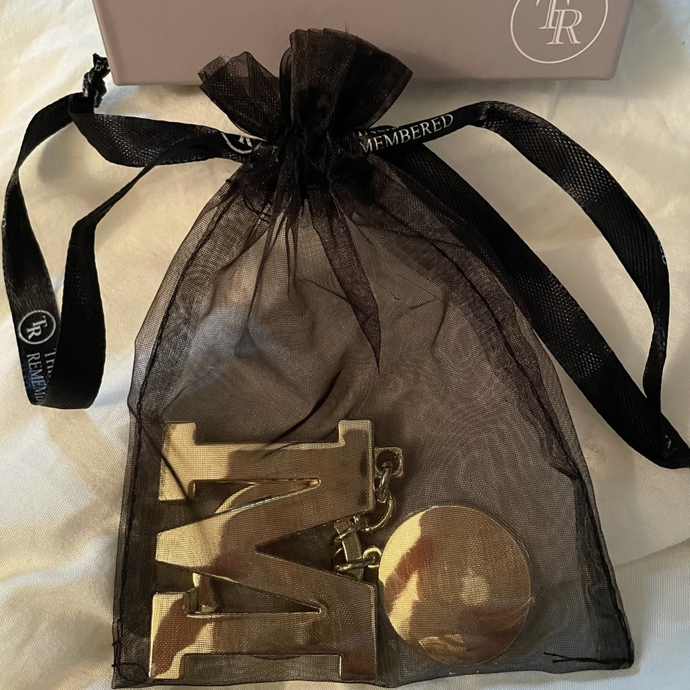 New Things Remembered M charm